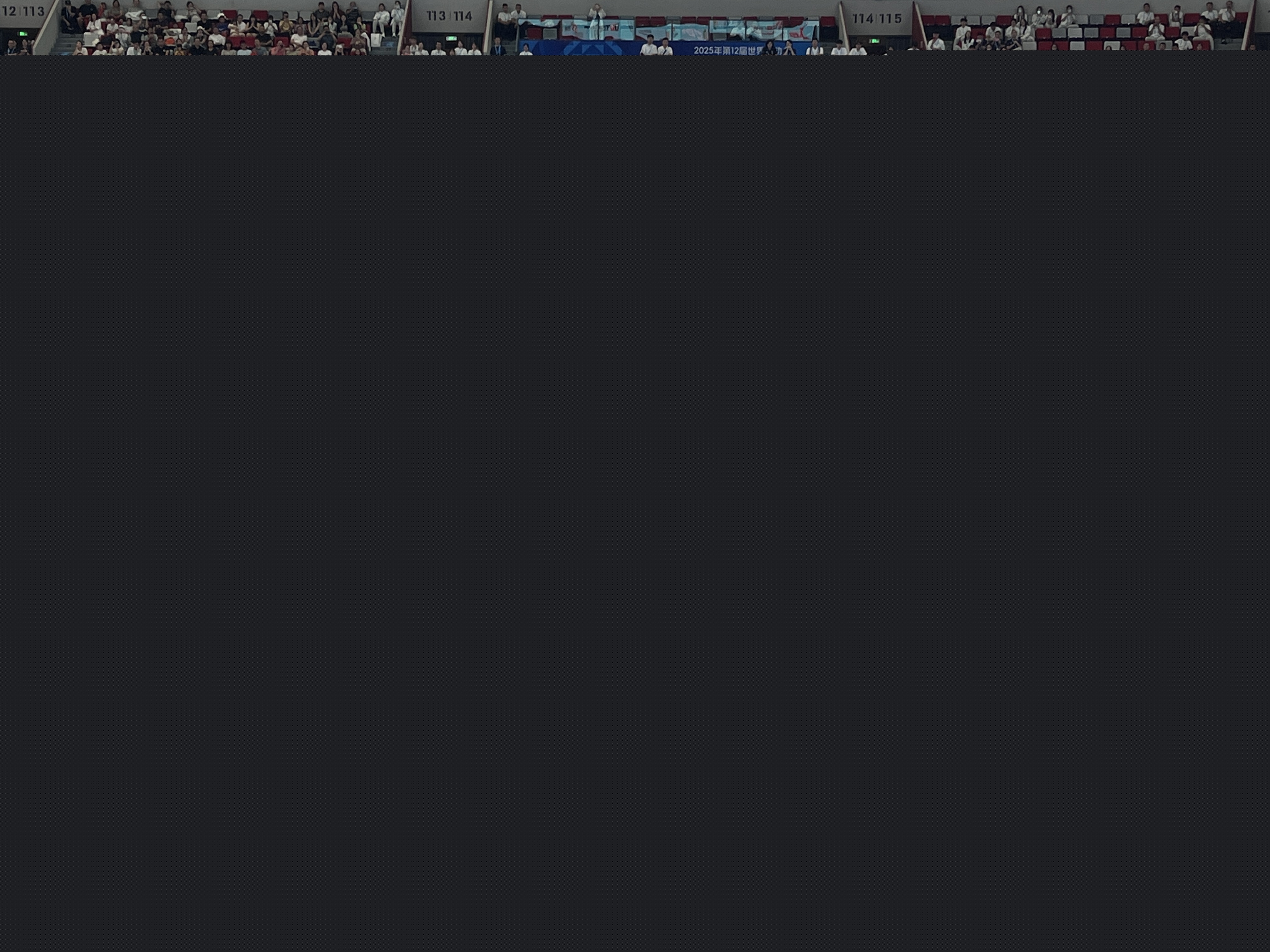 成都世运会蹦床女子双人同步赛中国队以51.34分力